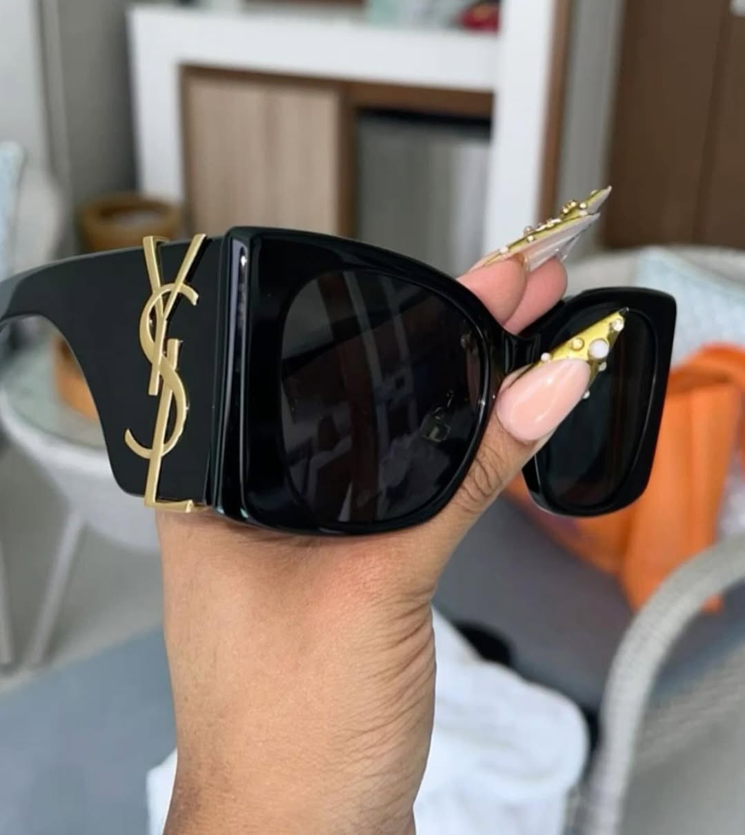 Ysl Glasses Black Gold